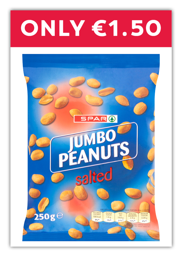 SPAR Jumbo Peanuts Salted 250G